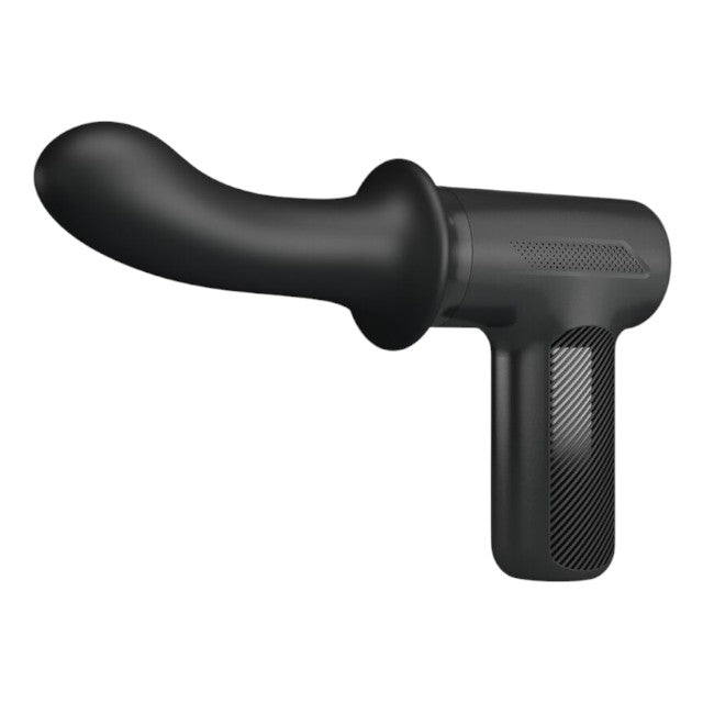 Aparat de masaj PRETTY LOVE DJ Doctor Massage Gun, pentru corp și zone intime, 5 funcții de penetrare automată, negru