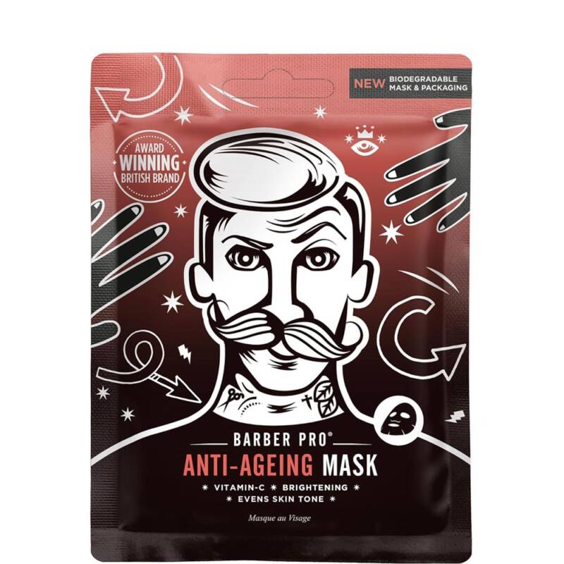 Barber Pro Anti-Ageing Face Sheet Mask – 100% Biodegradable