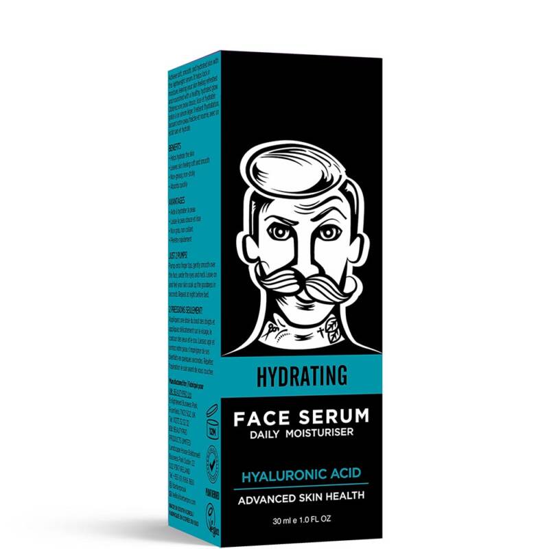 Barber Pro Hydrating Hyaluronic Acid 2% Face Serum 30ml
