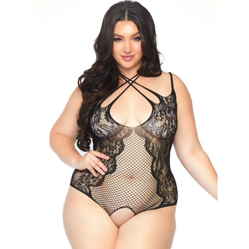 Body – Crothless Teddy 1x-2x – cu design seducator