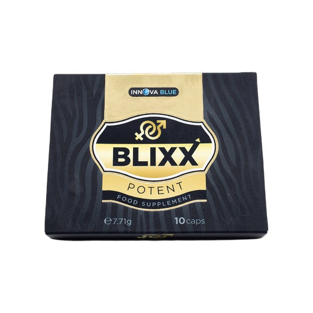 Capsule BLIXX Potent, unisex, pentru libido, potență și îmbunătățirea performanțelor sexuale, cu guarana și ginseng, 10 buc