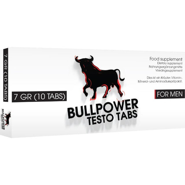 Capsule BULLPOWER Testo Tabs pentru erecții puternice și performanțe sexuale îmbunătățite, 10 buc
