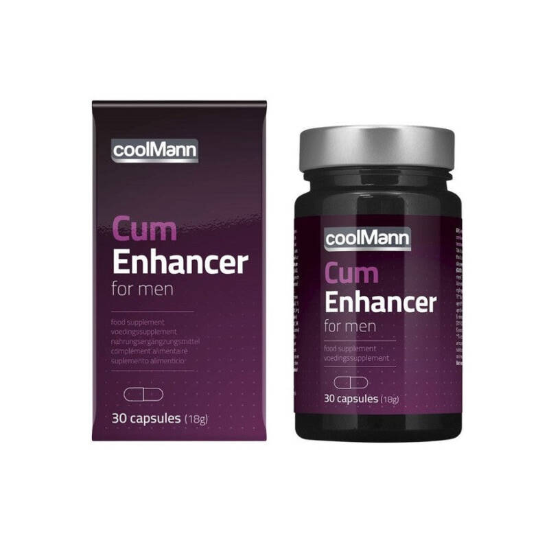 Capsule COBECO Cum Enhancer CoolMan, pentru mărire volum și calitate spermă, susțin fertilitatea masculină, 30 buc