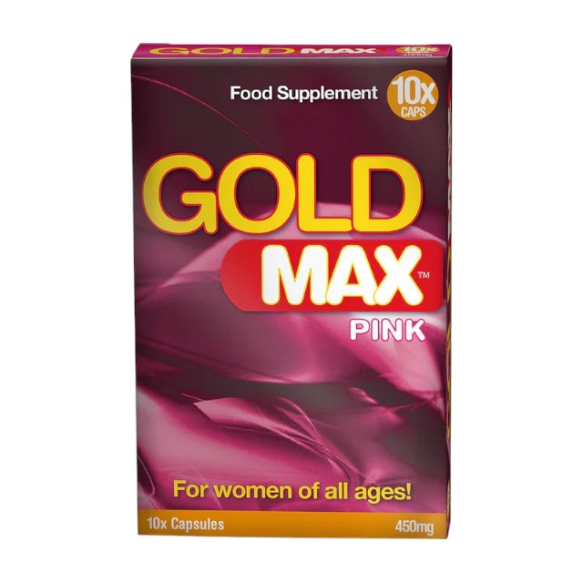 Capsule Gold Max Pink – Premium, pentru cresterea libidoului femeilor si orgasm intens, 10 buc