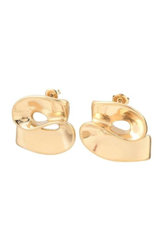 Cercei tip știft placați cu aur de 18K – Gold / Default