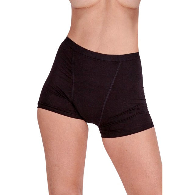 Chilot menstrual FEMME RÉPUBLIQUE Braga Menstrual Sport, design tip boxeri, mărime 2XL, negru