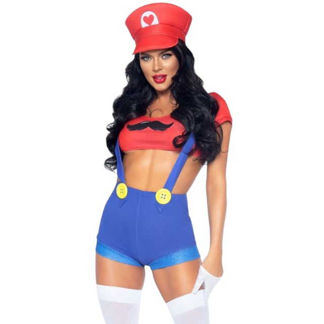 Costum sexy LegAvenue – Mario, culoare rosu si albastru, marimea S
