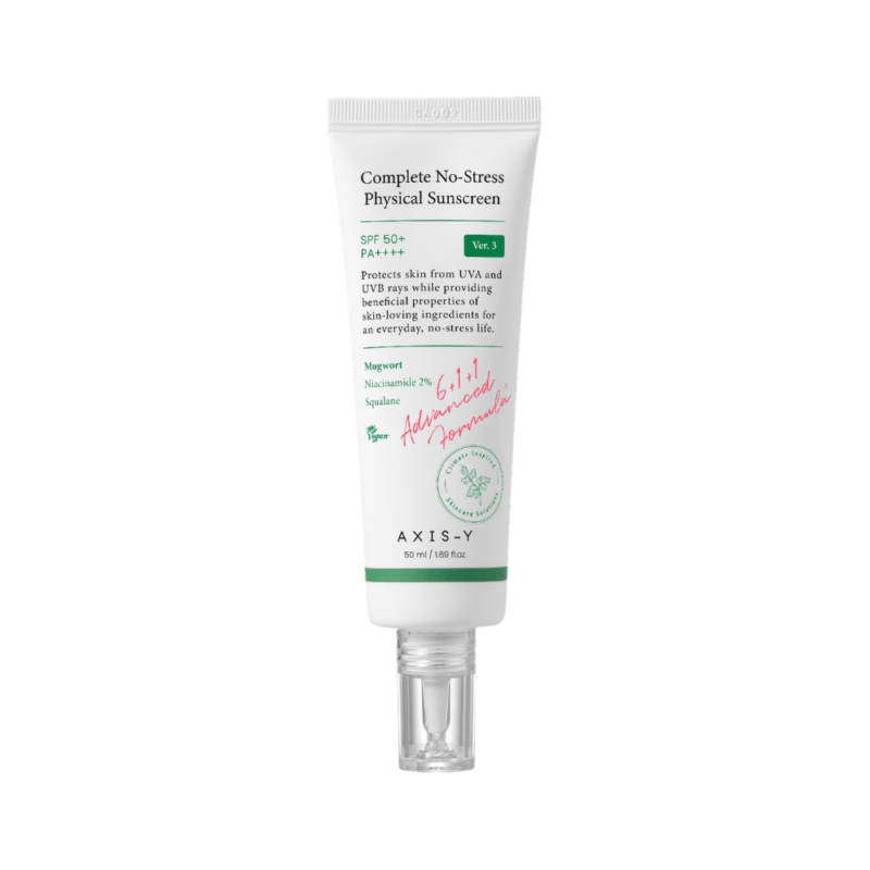 Crema de fata cu protectie solara SPF 50+ PA++++ Axis-Y Complete No-Stress Physical V.3 50ml