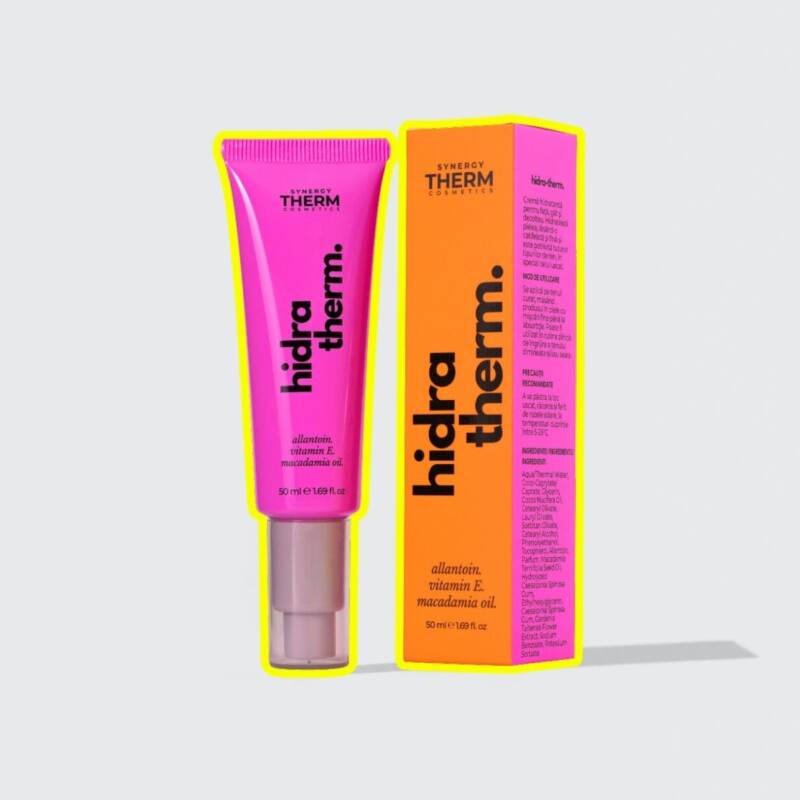 Cremă față hidratantă, Hidra-Therm, cu efect calmant și intens hidratant