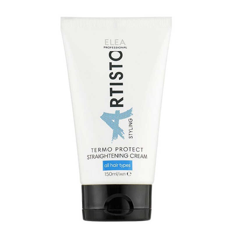 Crema protectie termica pentru indreptarea parului Elea Professional Artisto, 150 ml