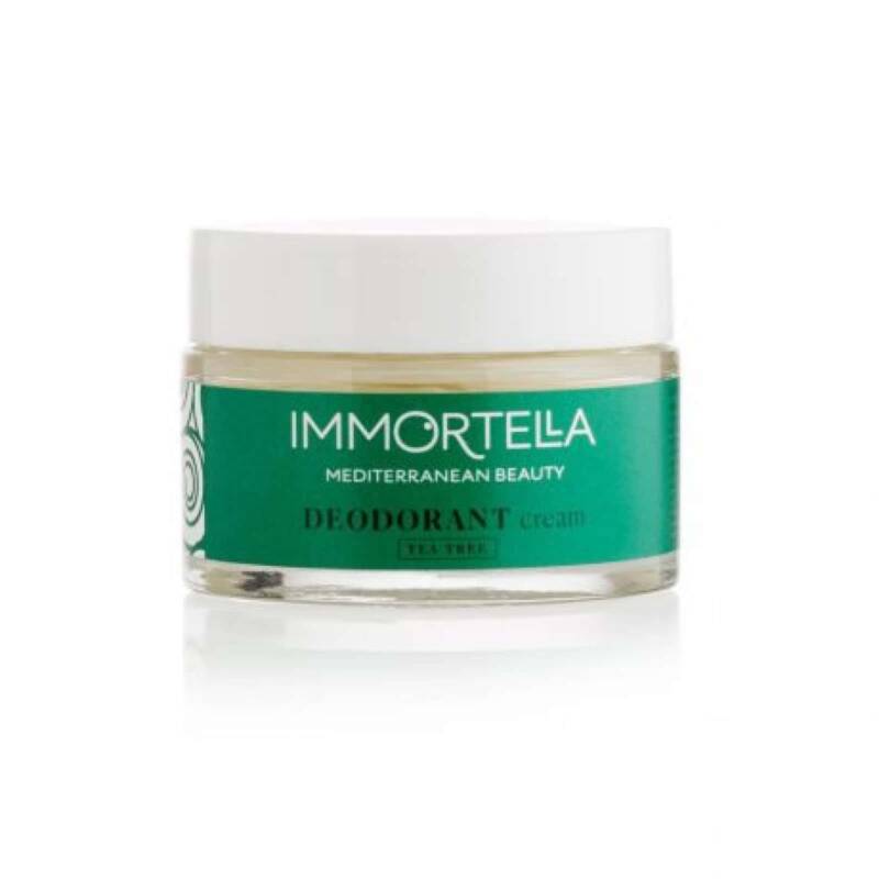 Deodorant cremă cu arbore de ceai – IMMORTELLA