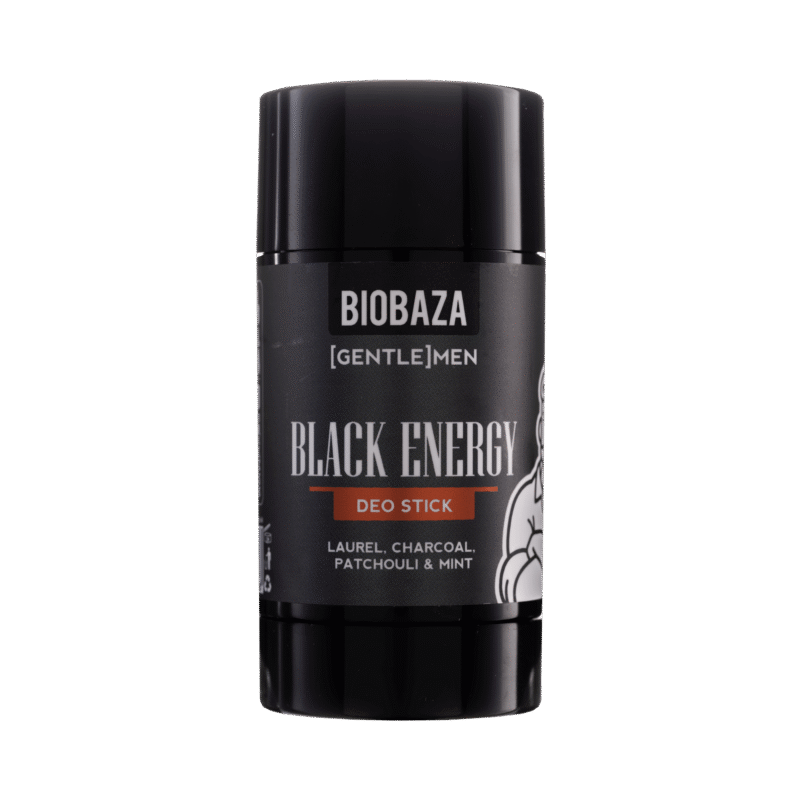 Deodorant Stick pentru bărbați Black Energy – BIOBAZA