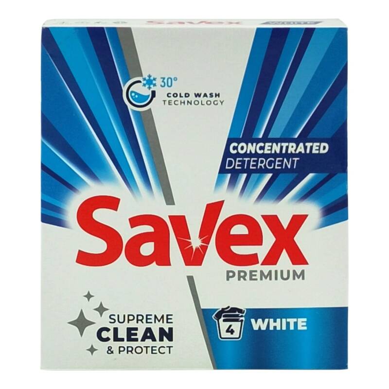 Detergent pentru Rufe Automat, Savex, 320 g White 4 spalari – Default Title