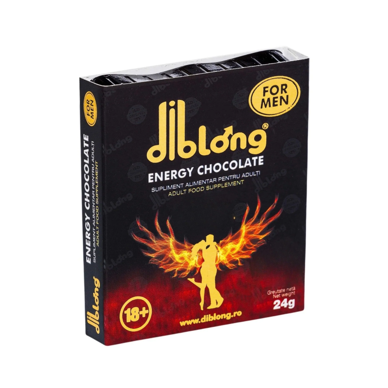 Diblong Energy Chocolate -supliment alimentar pentru barbati, cu