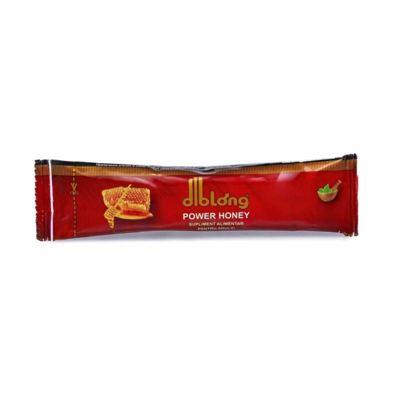 Diblong Power Honey – supliment alimentar pentru adulți cu miere și asocieri de plante care susțin sănătatea sexuală și funcția de reproducere, 15 g – Default Title