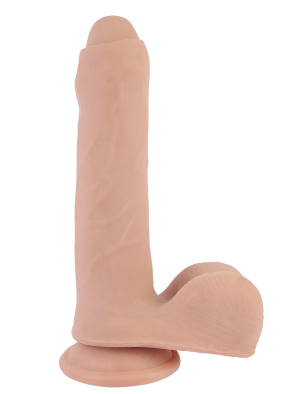 Dildo Realist Bendable Secret Explorer, TPE, Natural, 20 cm