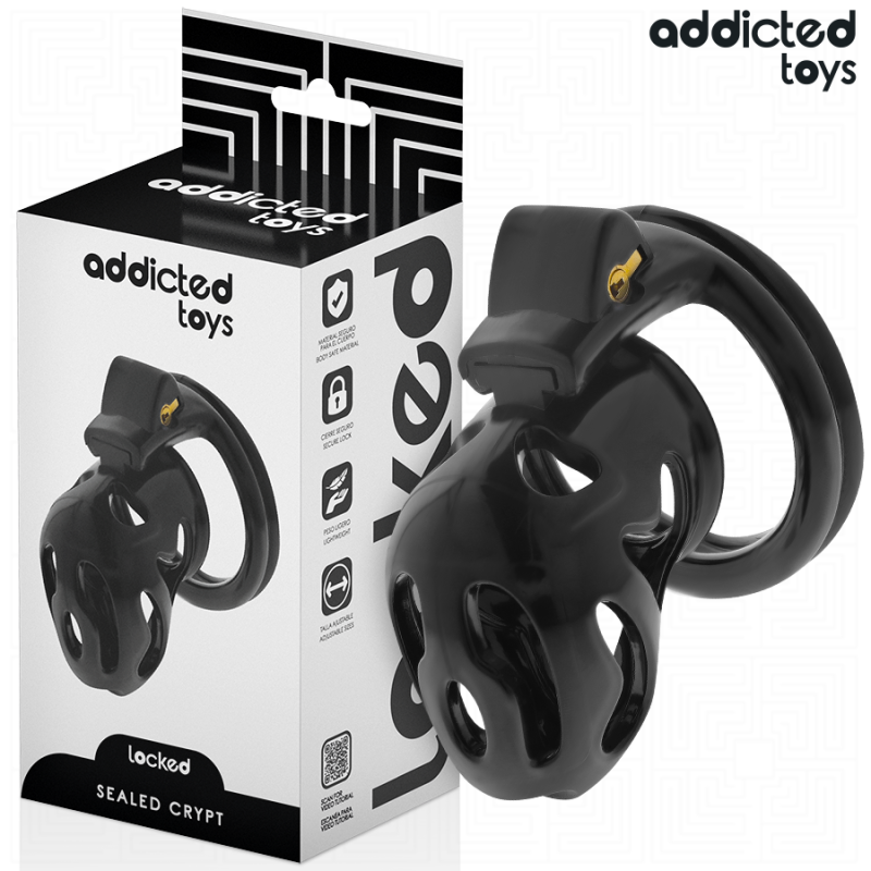 Dispozitiv castitate pentru penis Sealed Crypt 8 cm