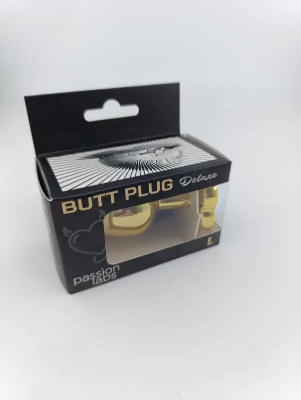 Dop Anal Hearty Buttplug Large Auriu/Clear Passion Labs