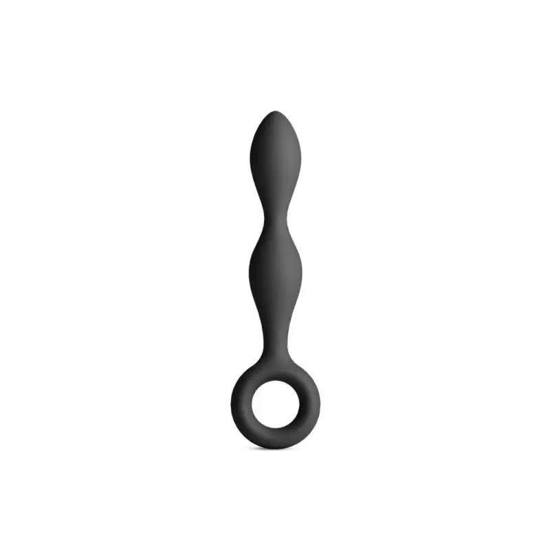 Dop Anal Renegade Slim, Silicon, Negru, 12.7 cm