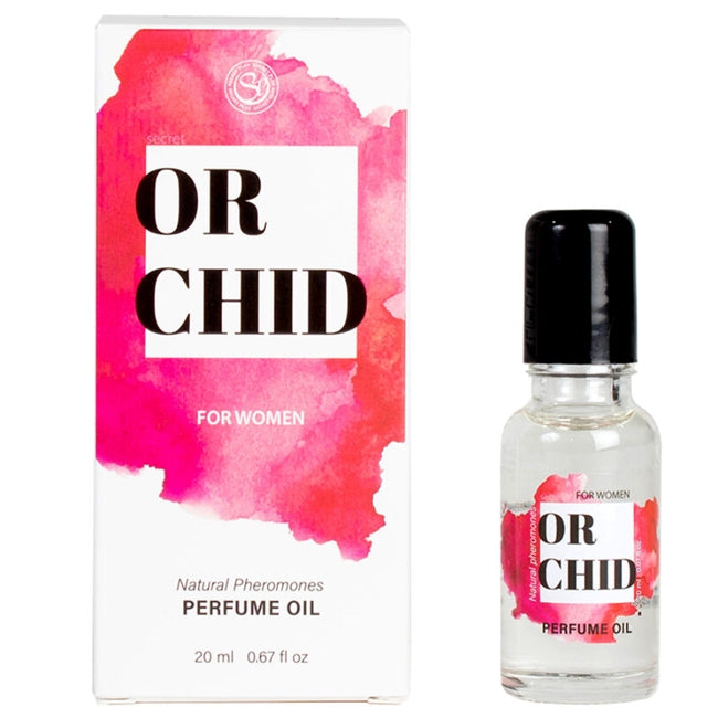 Esenta de parfum cu feromoni ORCHID- Secret Play, textura uleioasa, pentru femei, 20 ml
