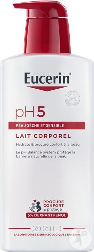 Eucerin pH5 Lapte Corporal 5% Dexpantenol Piele Uscata Si Sensibila Flacon Dozator 400ml