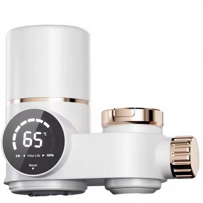 Filtru inteligent pentru apa potabila la robinet cu afisaj digital, lumina UV, instalare usoara, Ideal pentru bucatarie, bai (+cadou), 8 straturi filtrare, purificator apa, elimina impuritatile, CEZI