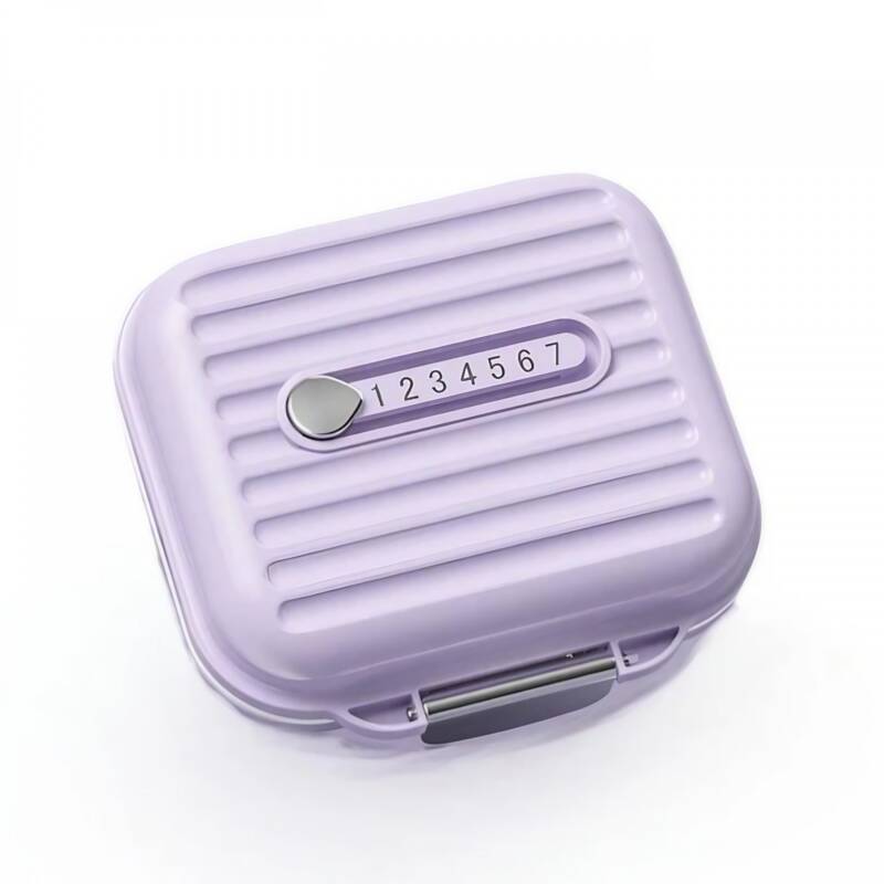 Flippy, Cutie Medicamente, Flippy, Mov, 7 Compartimente, Portabila si Compacta, 7, 2×3 • 5 cm – Default Title