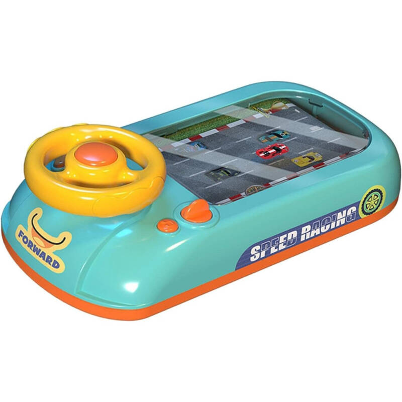 Flippy, Joc Simulator de Condus, Flippy, 3-6 Ani, Volan Interactiv, Efecte Sonore, din ABS – Default Title