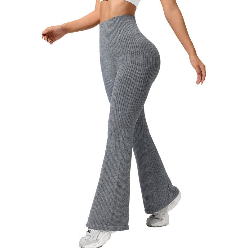 Flippy, Pantaloni Sport de Dama, Flippy, pentru Yoga, Talie Inalta, Evazati, Tricotati – Default Title
