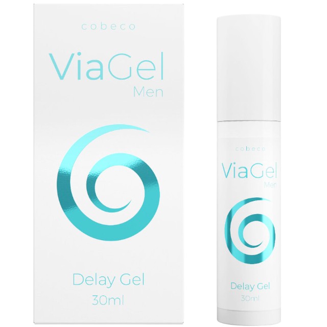 Gel COBECO ViaGel Men – Delay Gel, pentru întârzierea ejaculării, cu efect ușor de răcire, compatibil cu prezervative, 30 ml