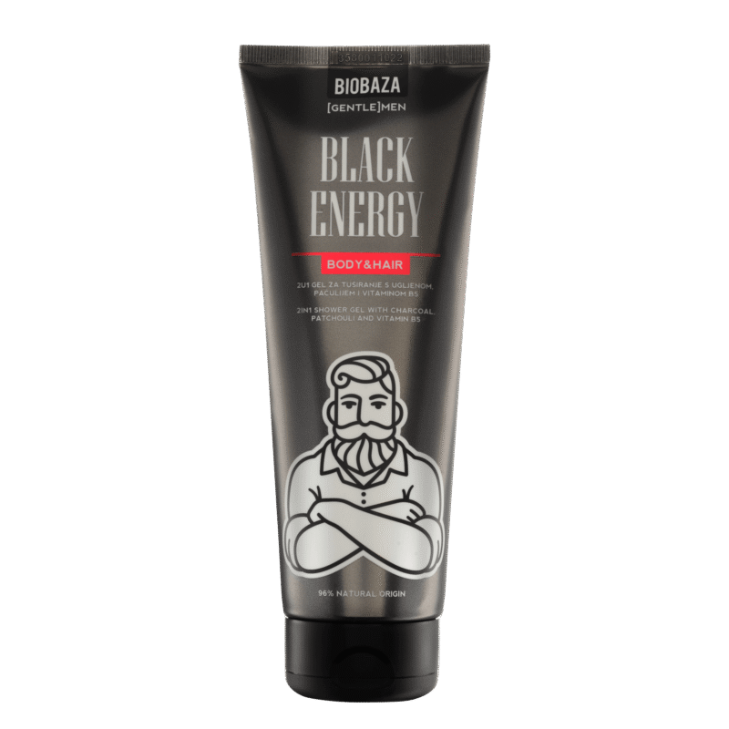 Gel de duș pentru bărbați Black Energy BIOBAZA