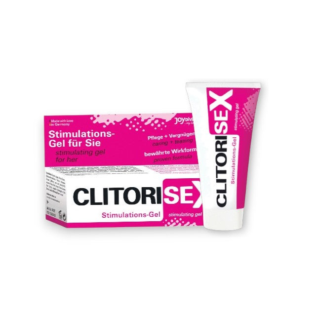 Gel JOY DIVISION Clitorisex, pentru stimulare clitoris, cu efect de încălzire și furnicături, testat dermatologic, 25 ml