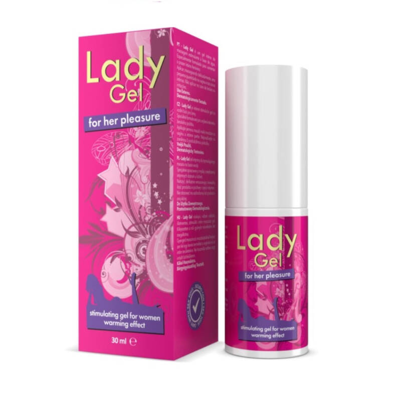 Gel Lady Gel, pentru stimularea clitorisului, cu efect de incalzire, 30 ml