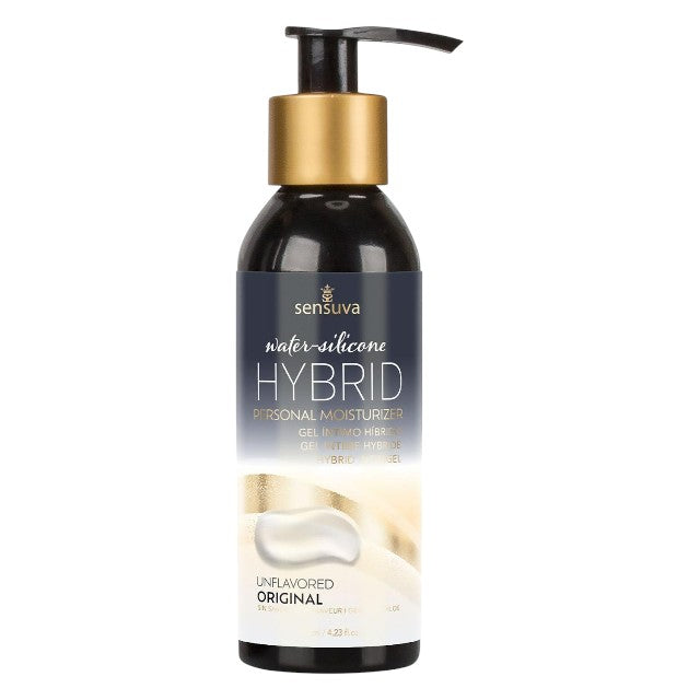 Gel lubrifiant Sensuva – Hybrid Original, formula hibrida pe baza de apa si silicon, 125 ml