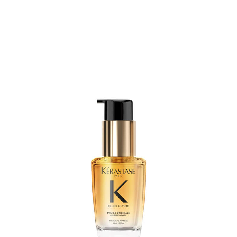 Kerastase Elixir Ultime Hair Oil L’Huile Originale, For All Hair Types with Argan Oil & Heat Protection – 30ml