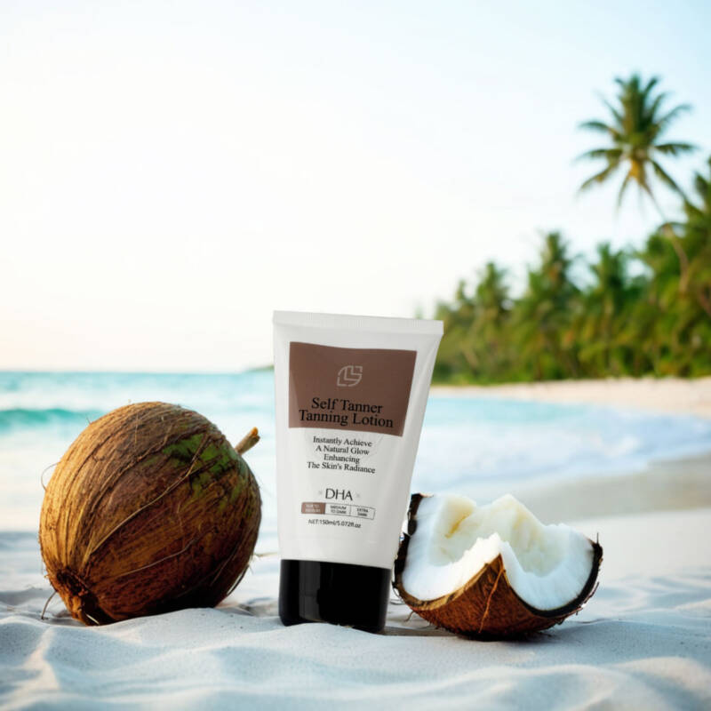 Loțiune bronzantă cu ingrediente naturale și organice – pentru un bronz uniform și radiant, 150 ml