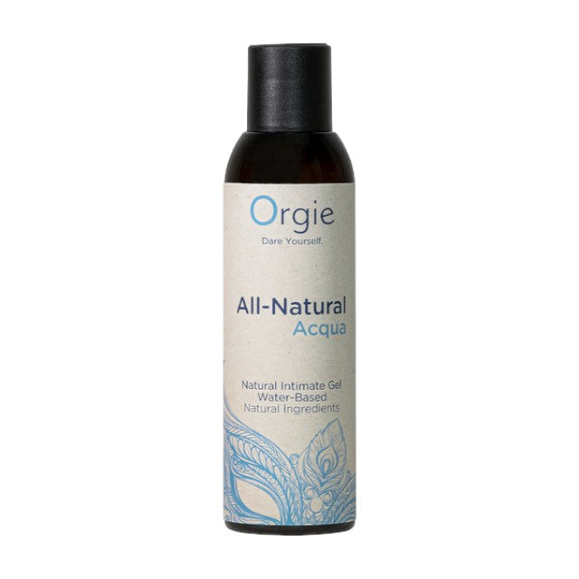 Lubrifiant ORGIE All-Natural Acqua, pe bază de apă, formulă naturală, fără parabeni, fără parfum, 150 ml