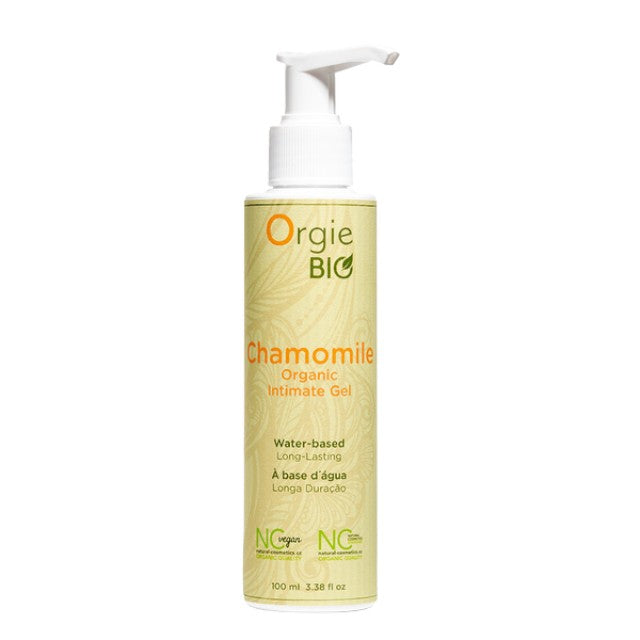 Lubrifiant ORGIE BIO Chamomile – Organic Intimate Gel, pe bază de apă, formulă naturală cu mușețel, 100 ml