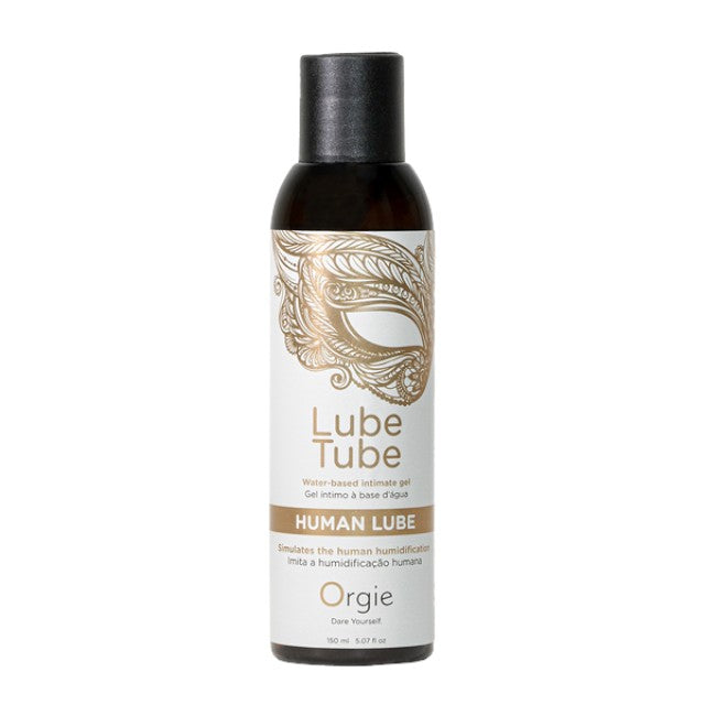 Lubrifiant ORGIE Lube Tube – Human Lube, pe bază de apă, textură care imită lubrifierea naturală feminină și saliva, 150 ml
