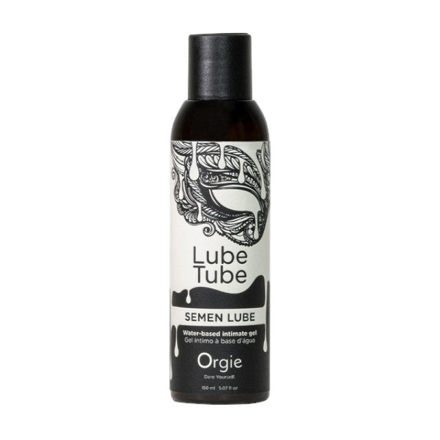 Lubrifiant ORGIE Lube Tube – Semen Lube, pe bază de apă, cu efect de spermă artificială, 150 ml