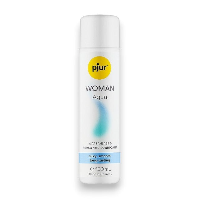 Lubrifiant pe bază de apă PJUR Woman AQUA Silky Smooth, pentru femei, testat dermatologic, 100 ml