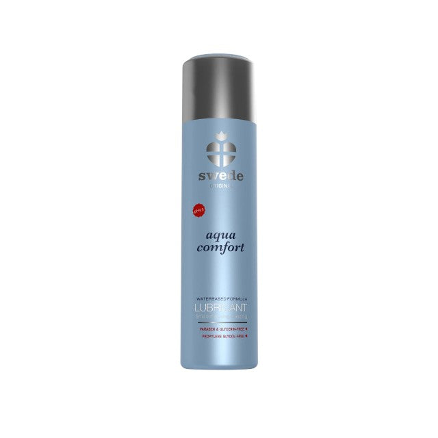 Lubrifiant SWEDE Original Aqua Comfort, pe bază de apă, efect de lungă durată, fără parabeni, 60 ml