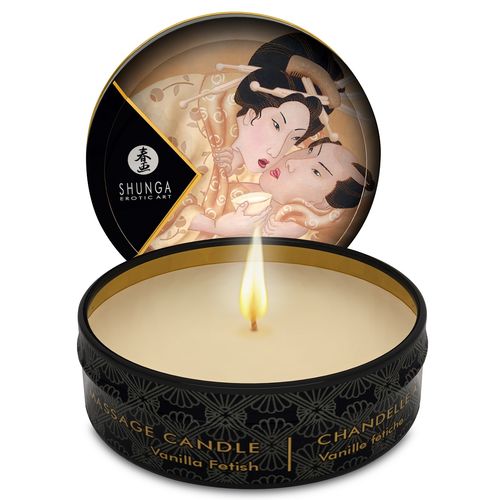 Lumanare pentru masaj DESIRE – Shunga, cu aroma de vanilie, 30 ml