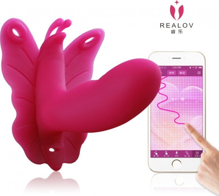 Lydia I Smart Butterfly Vibe – Cherry Red