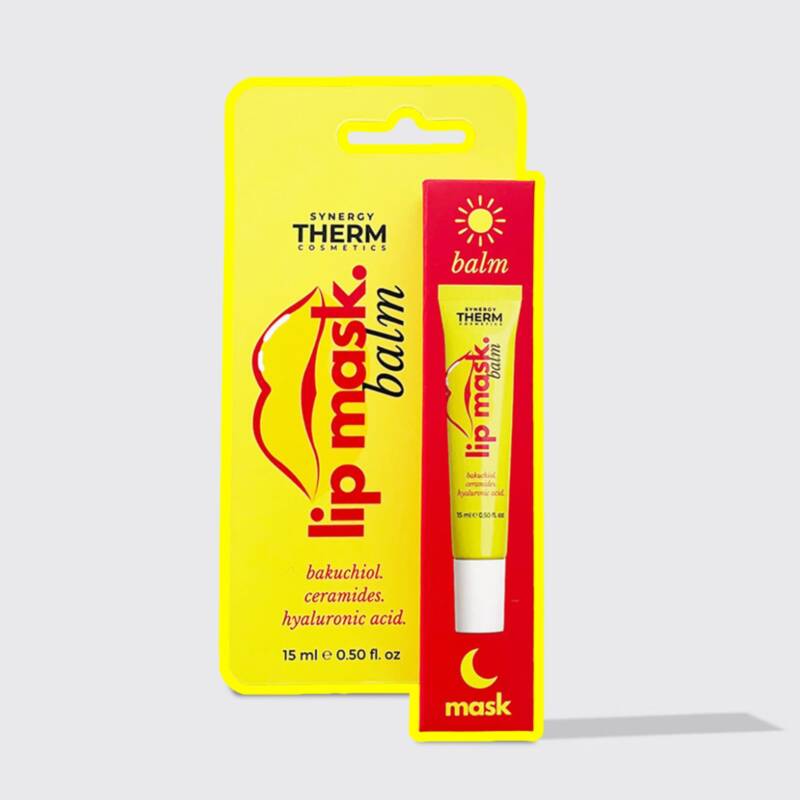 Mască/balsam pentru buze, Lip Mask/Balm, cu Bakuchiol, Ceramide și Acid Hialuronic cu efect intens hidratant și antirid