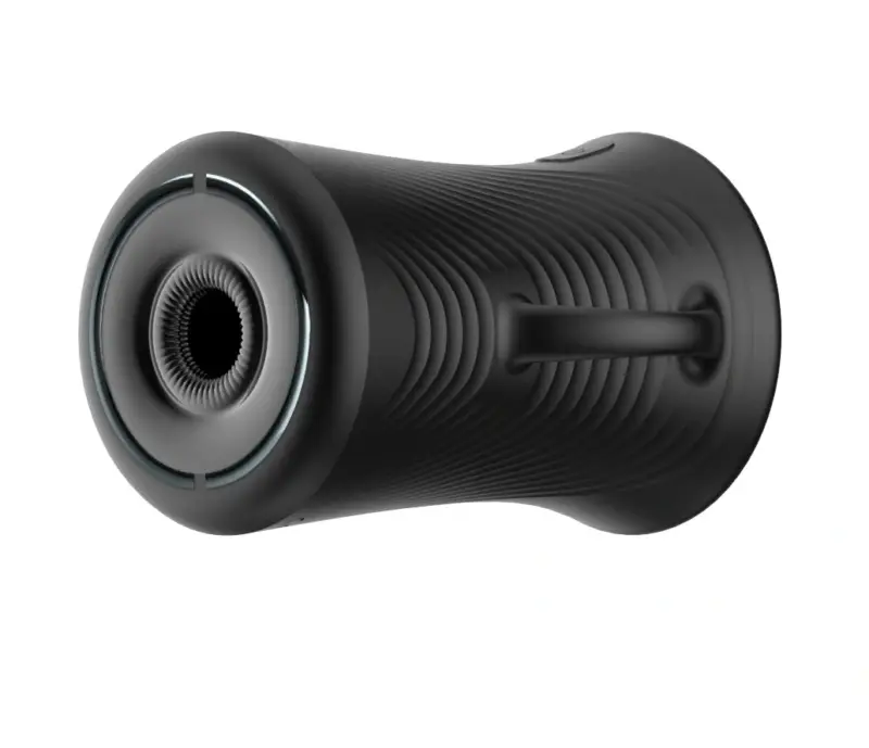 Masturbator Pulsator Barbati 3 Moduri Impingere , Silicon, USB, Negru, 13 cm, Passion Labs