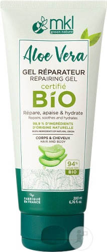 MKL Green Nature Gel Reparator Aloe Vera Bio Corp Și Păr 200ml