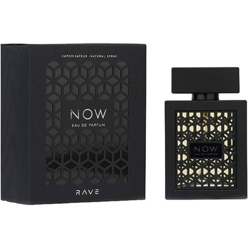 Now, Rave, Apa de parfum, barbati, 100 ml