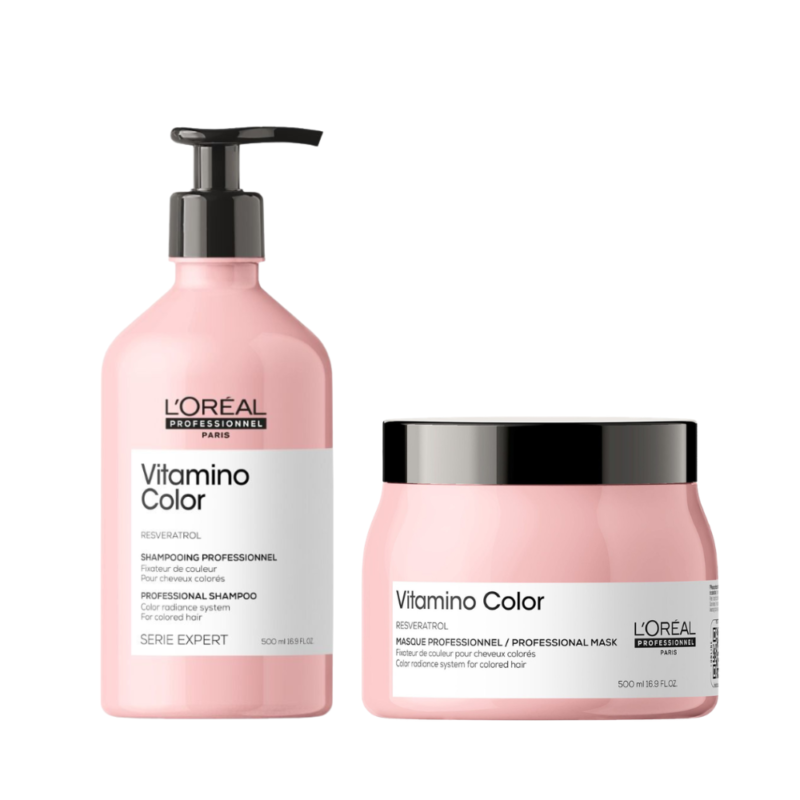 Pachet L’Oréal Professionnel Serie Expert Vitamino Color  – Rutina Par Vopsit