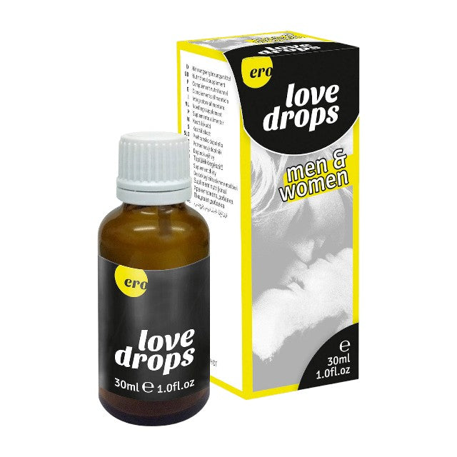 Picături afrodisiace ERO Love Drops – Men & Women, unisex, pentru fertilitate și plăcere intensificată, 30 ml